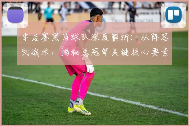 季后赛黑马球队深度解析:从阵容到战术,揭秘总冠军关键核心要素